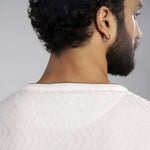 White Crew Neck Cotton T-Shirt - Maze