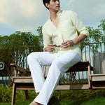 Lounge Linen White Pants or Trouser