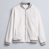 Suede Bomber Jacket - Maple