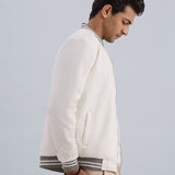 Suede Bomber Jacket - Maple