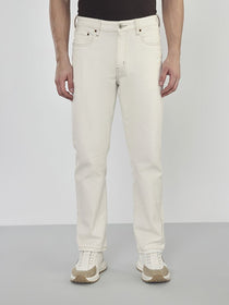 Surge White Stretch Cotton Denim