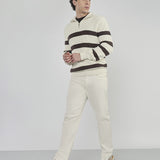 Ecru Stretch Denim - Surge