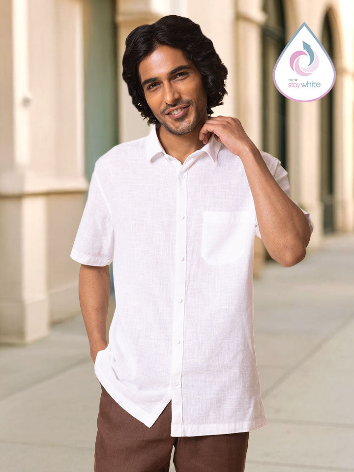 100% Cotton Half-sleeve Shirt - Nityam
