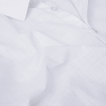 Nityam White Cotton American Placket half sleeve Shirt
