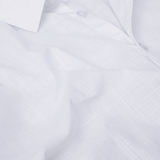 Nityam White Cotton American Placket half sleeve Shirt