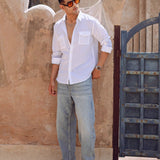 Outdoor Linen Shirt - Cliffside