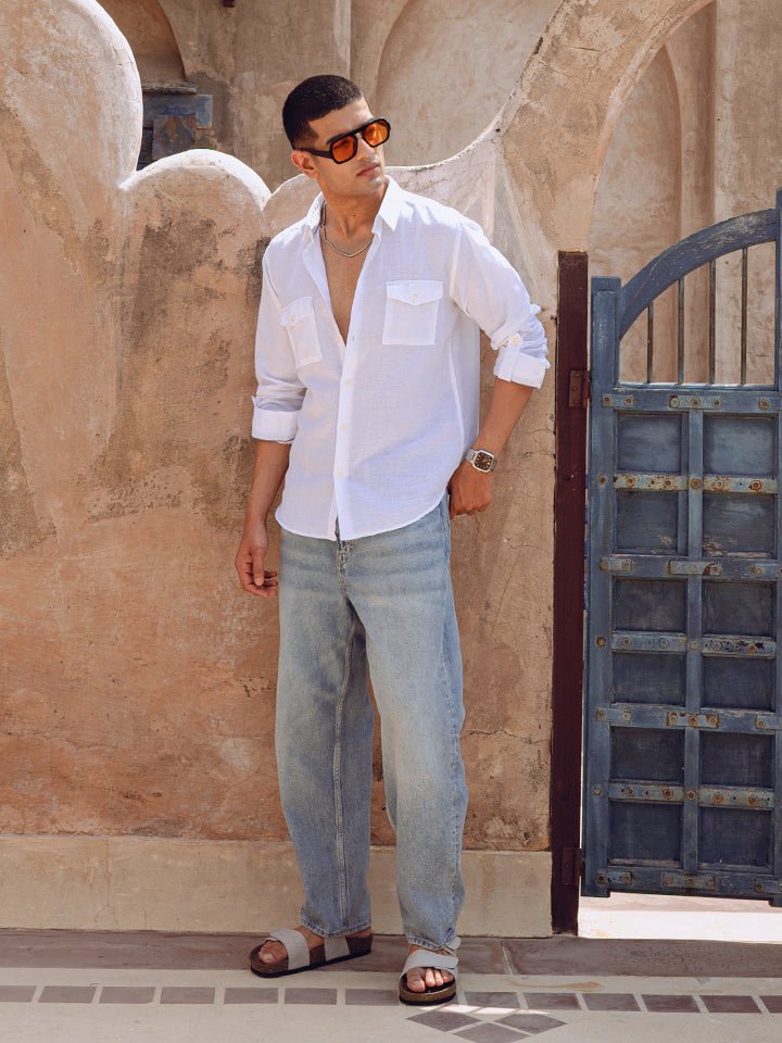 Outdoor Linen Shirt - Cliffside