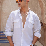 Outdoor Linen Shirt - Cliffside