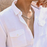 Outdoor Linen Shirt - Cliffside