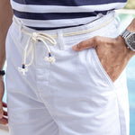 Harbour White Nautical Deck Shorts