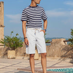 Harbour White Nautical Deck Shorts