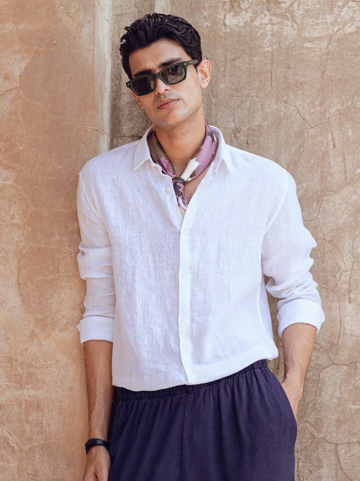 100% European Linen Shirt - Se Relaxer