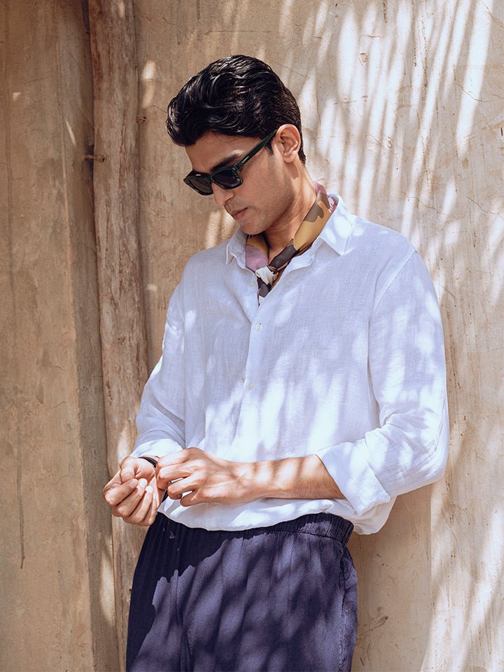 100% European Linen Shirt - Se Relaxer