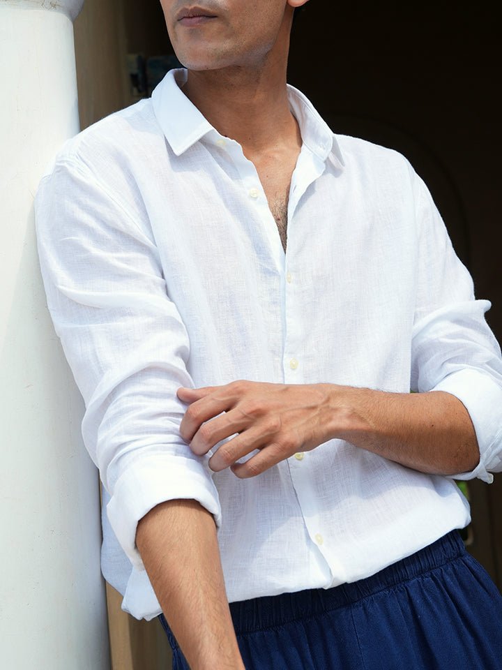 100% European Linen Shirt - Se Relaxer