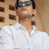 100% Linen white Shirt with full sleeve - Se Relaxer 