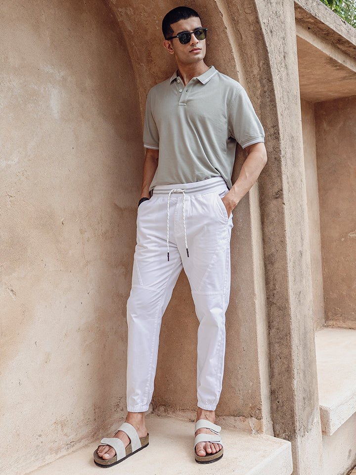 Elasticated Drawstring Joggers - Voyager