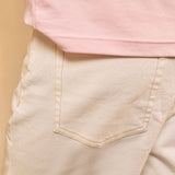 Stretch Cotton Twill white Denim - Surge