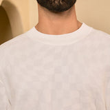 Relaxed Fit Crew Neck Stretch Cotton T-Shirt - Tropic