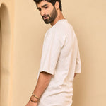 Relaxed Fit Crew Neck Stretch Cotton T-Shirt - Tropic