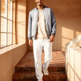 100% Cotton Open Hem Joggers - Brisk