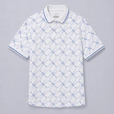 Interlace Printed Polo Tshirt