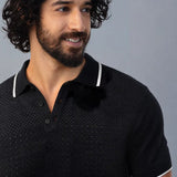Script 100% Cotton Polo Tshirt
