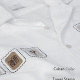 Shoreline Embroidered Cotton Linen Shirt