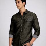 Carbon Tencel Black Shirt
