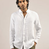 100% Linen Button-down Shirt  - Hampstead
