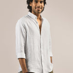Hampstead White 100% Linen Button Down Shirt - Rans's favourite