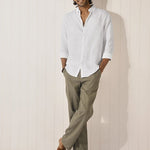 Hampstead White 100% Linen Button Down Shirt - Rans's favourite