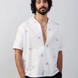 Mare Embroidered Cotton Linen Shirt