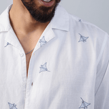 Mare Embroidered Cotton Linen Shirt
