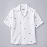 Mare Embroidered Cotton Linen Shirt