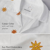 Sundrift Embroidered  Cotton Linen Shirt