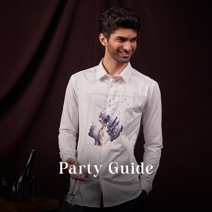 Party wear white shirts for mens best sale