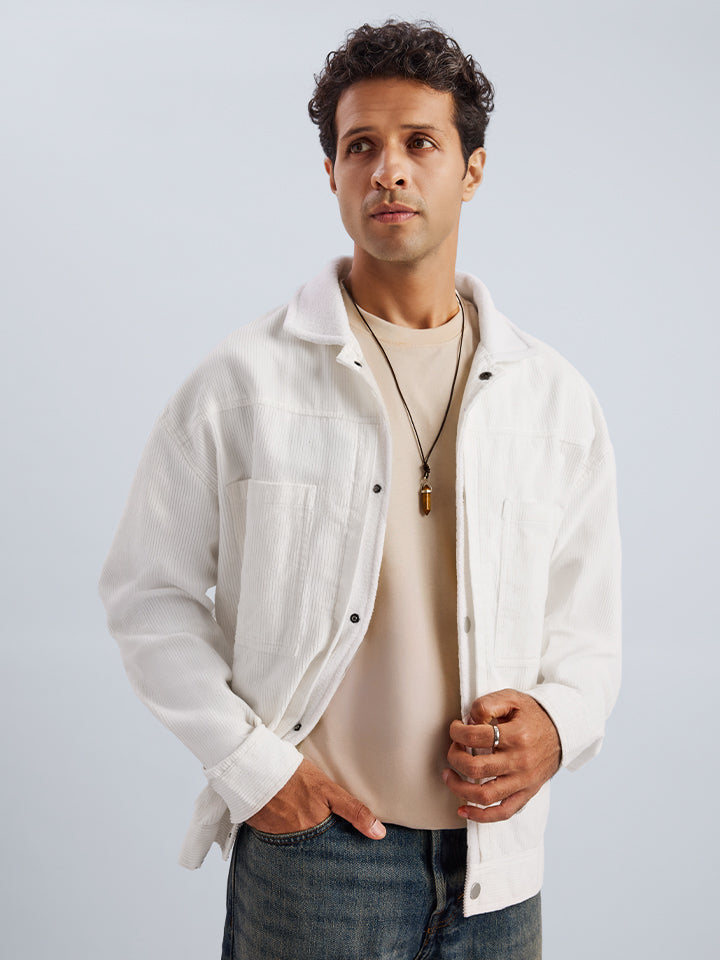 Woven Cotton Corduroy Jacket - Pinnacle