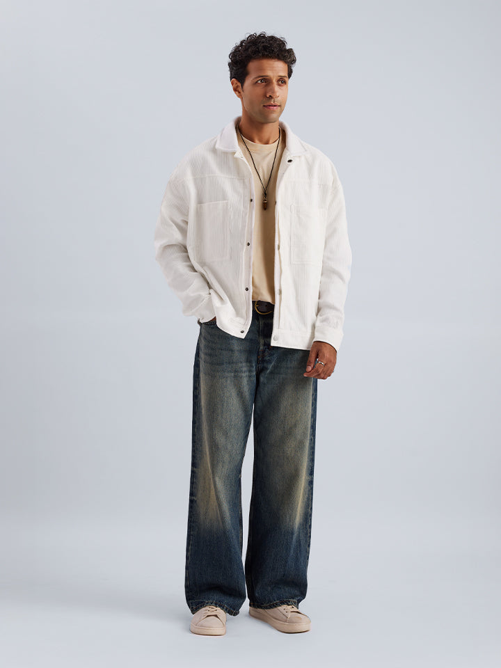 Woven Cotton Corduroy Jacket - Pinnacle