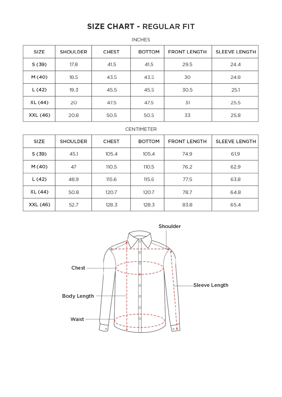 Classic Regular Fit White Shirt - Pristine