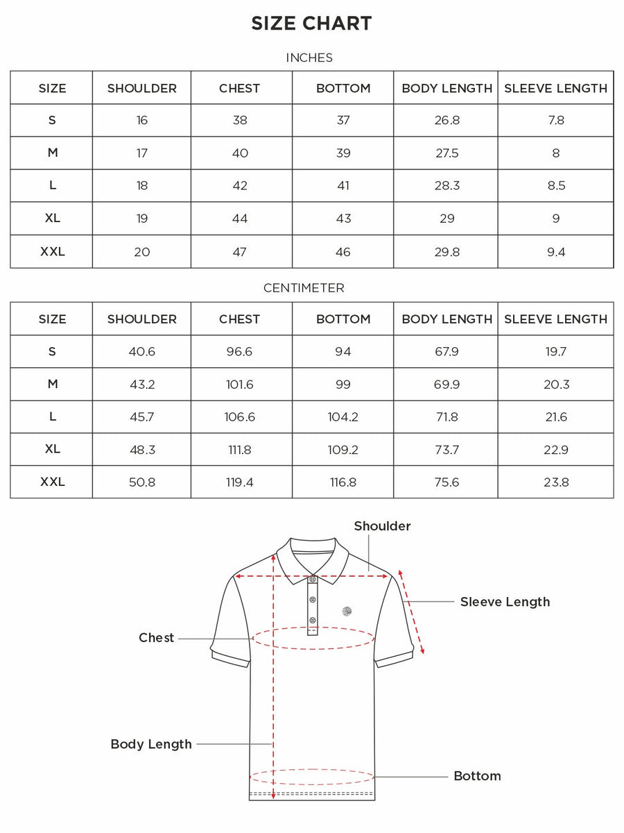 100% Supima Cotton Pique Knit Polo Neck T-shirt - Repose