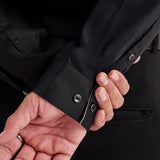 Cotton Satin Stretch Black Party Shirt - Rhythm