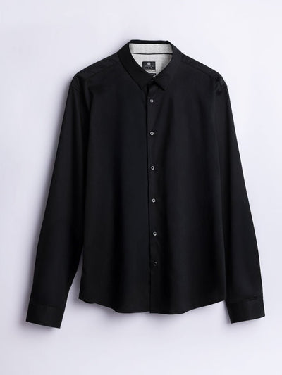 Rhythm Balck Giza Cotton Party Shirt