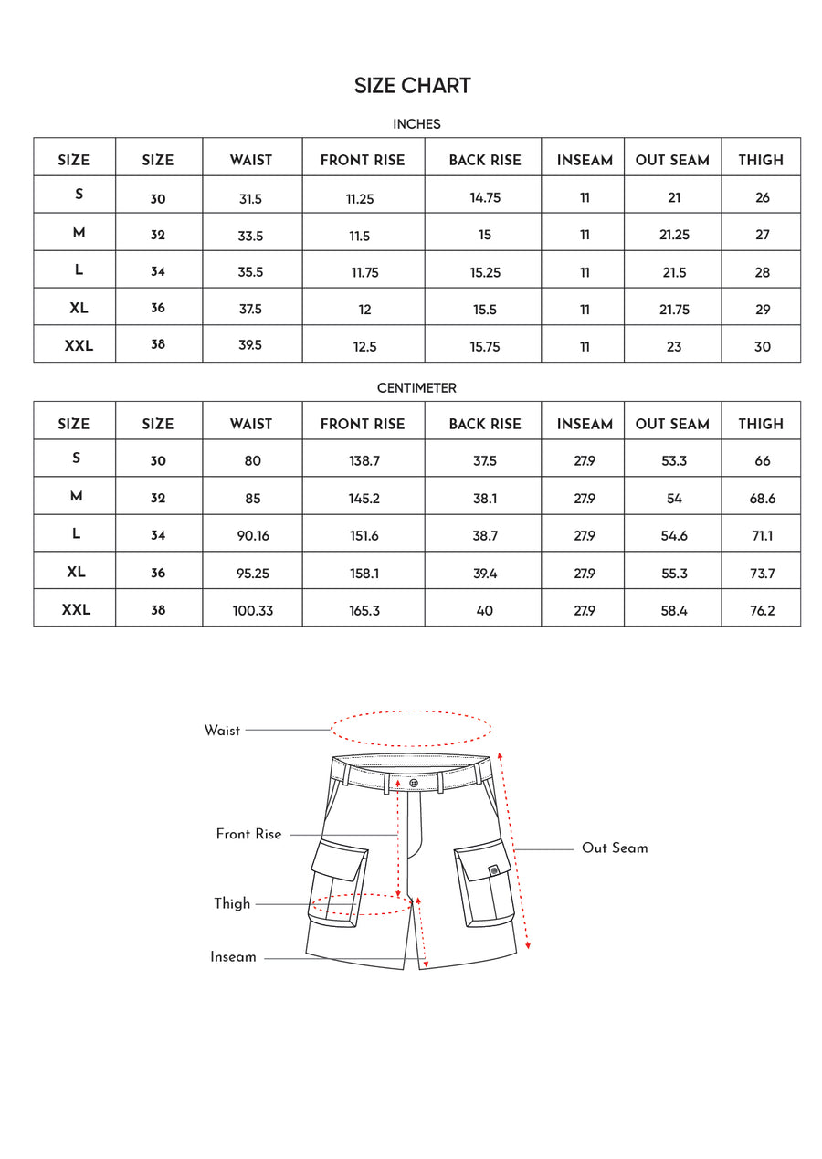 6-pockets Cargo Shorts - Downtown