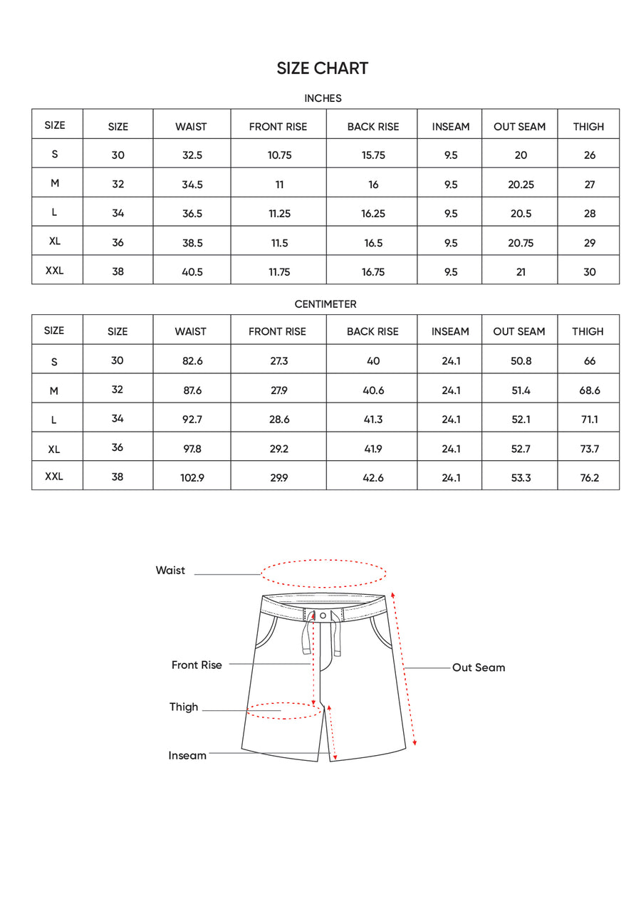 100% Cotton Drawstrings Shorts- Zenway