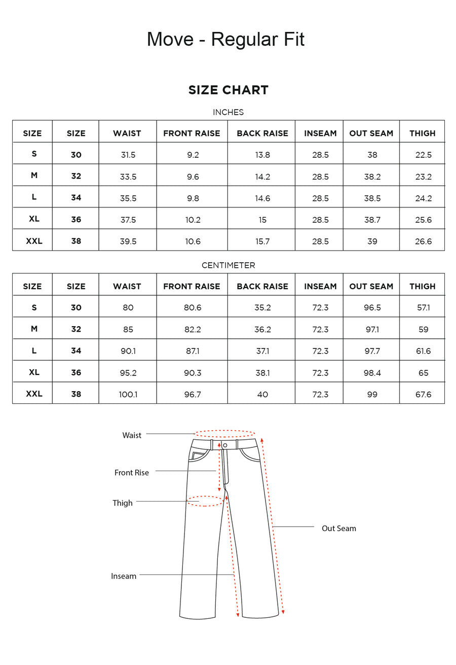 5-pocket Cotton Stretch Chinos - Move