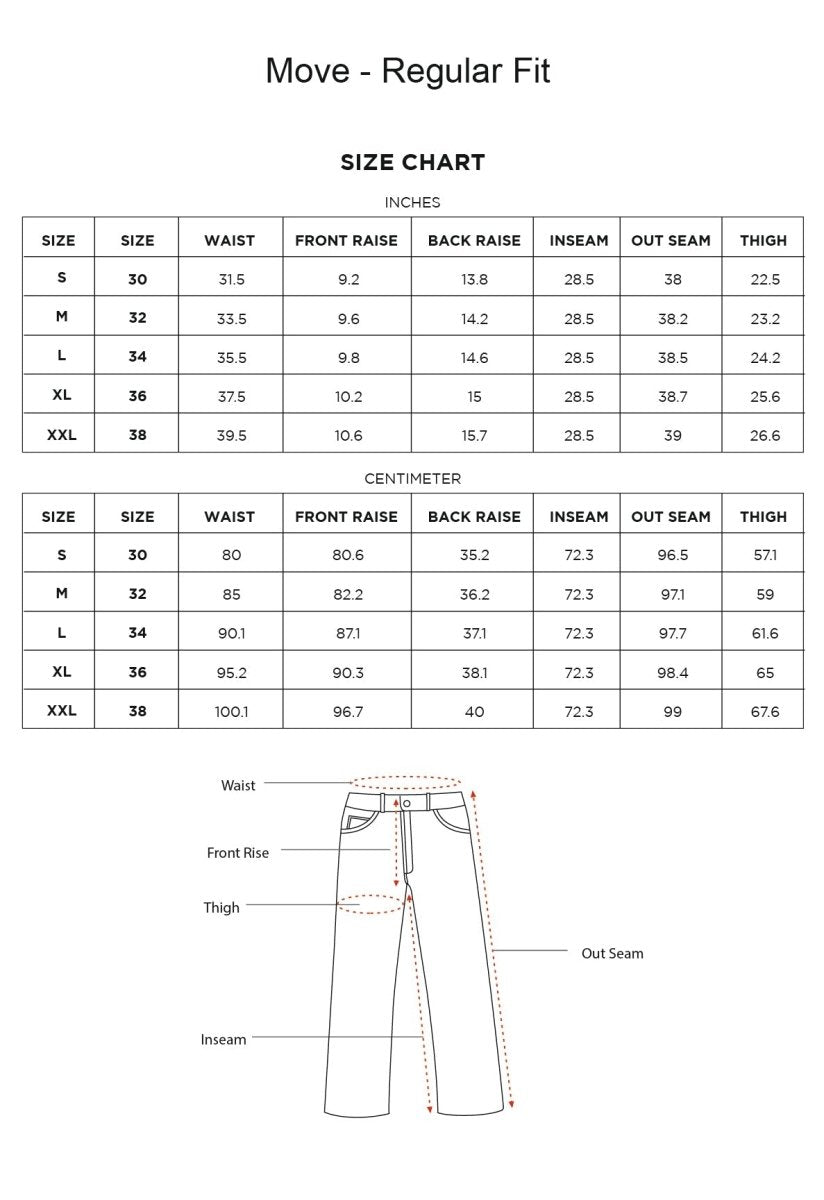 5-pocket Cotton Stretch Chinos - Move