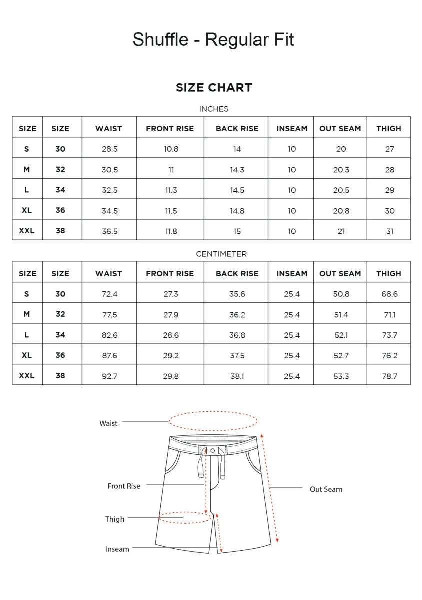 White Elasticated Cotton Blend Shorts - Shuffle