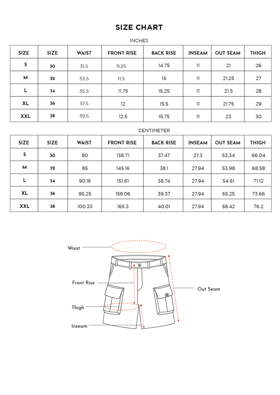 6-pockets Cargo Shorts - Downtown