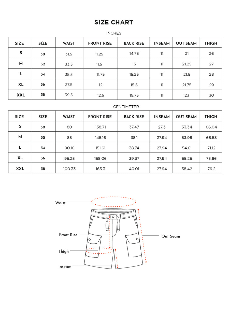 6-pockets Cargo Shorts - Downtown