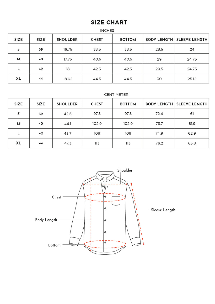 Mandarin Collar Shirt - Zenscape